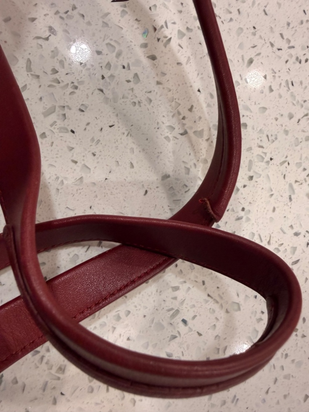 TUMI Cranberry Red Nylon Travel Tote Shoulder Bag Luggage Sleeve - Picture 15 of 16